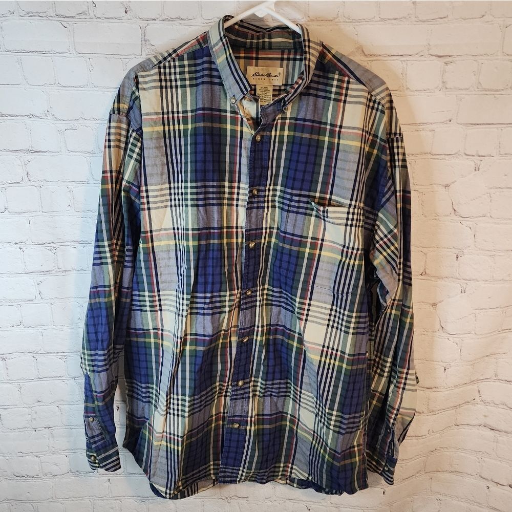 Men's Eddie Bauer longsleeve button-down shirt, size XL